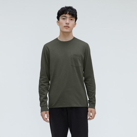 The Organic Cotton Long-Sleeve Pocket Tee | Kambaba