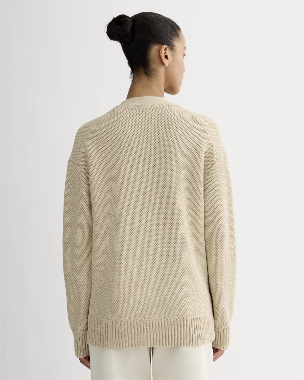 The Cotton Honeycomb Cardigan | Mojave Desert / Natural