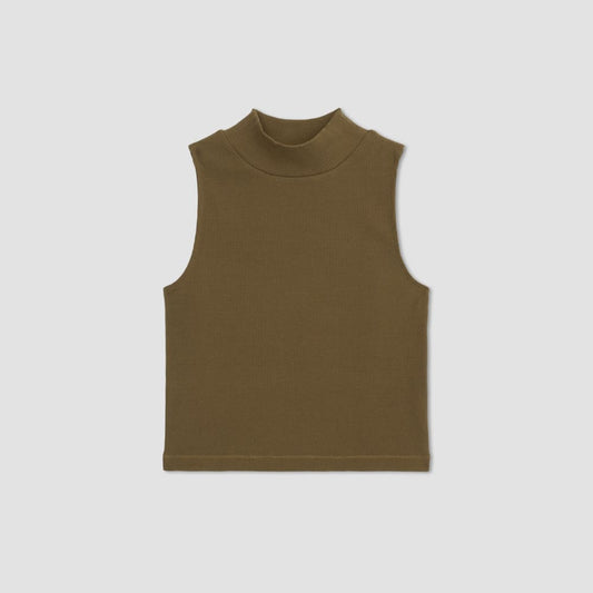 The Ribbed Mockneck Tank | Beech