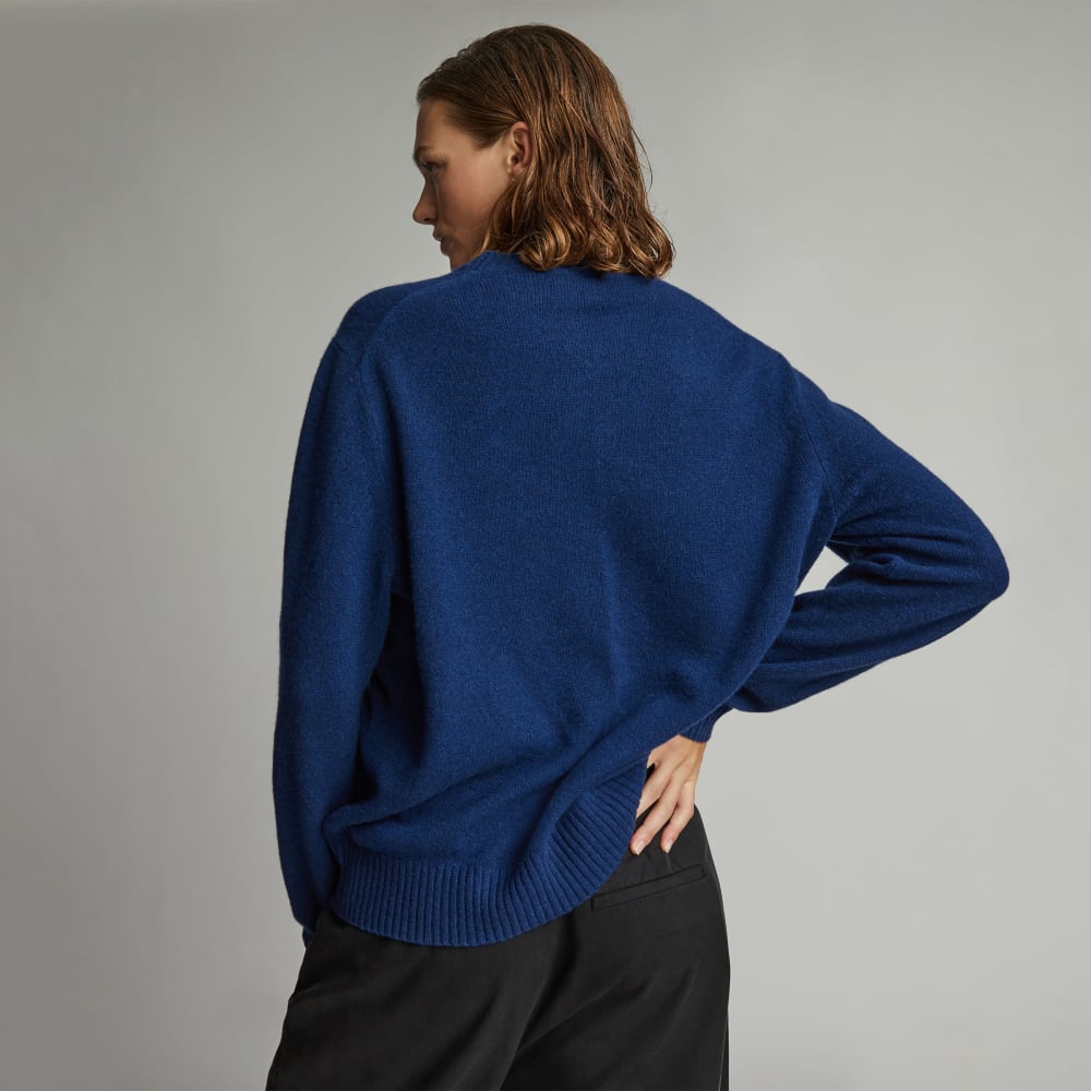 The Everyone Cashmere Crew | Bright Navy