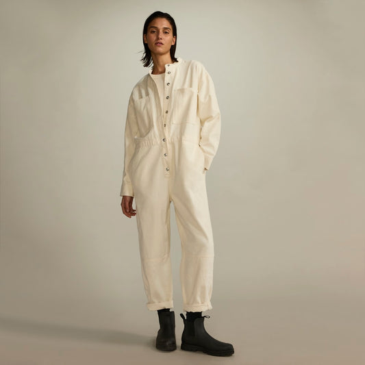 The Canvas Organic Cotton Coverall | Bone