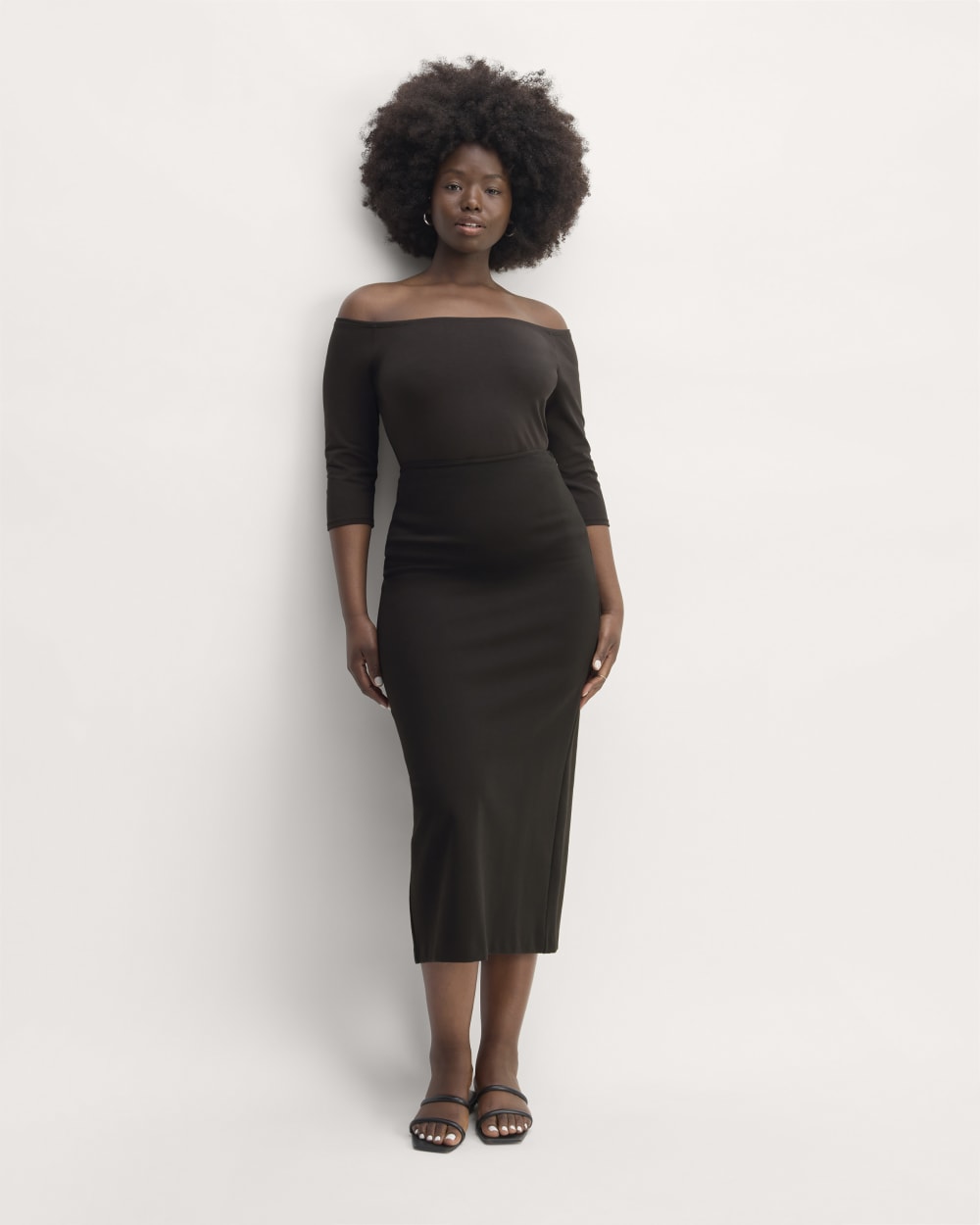 The Form Off-Shoulder Top | Black