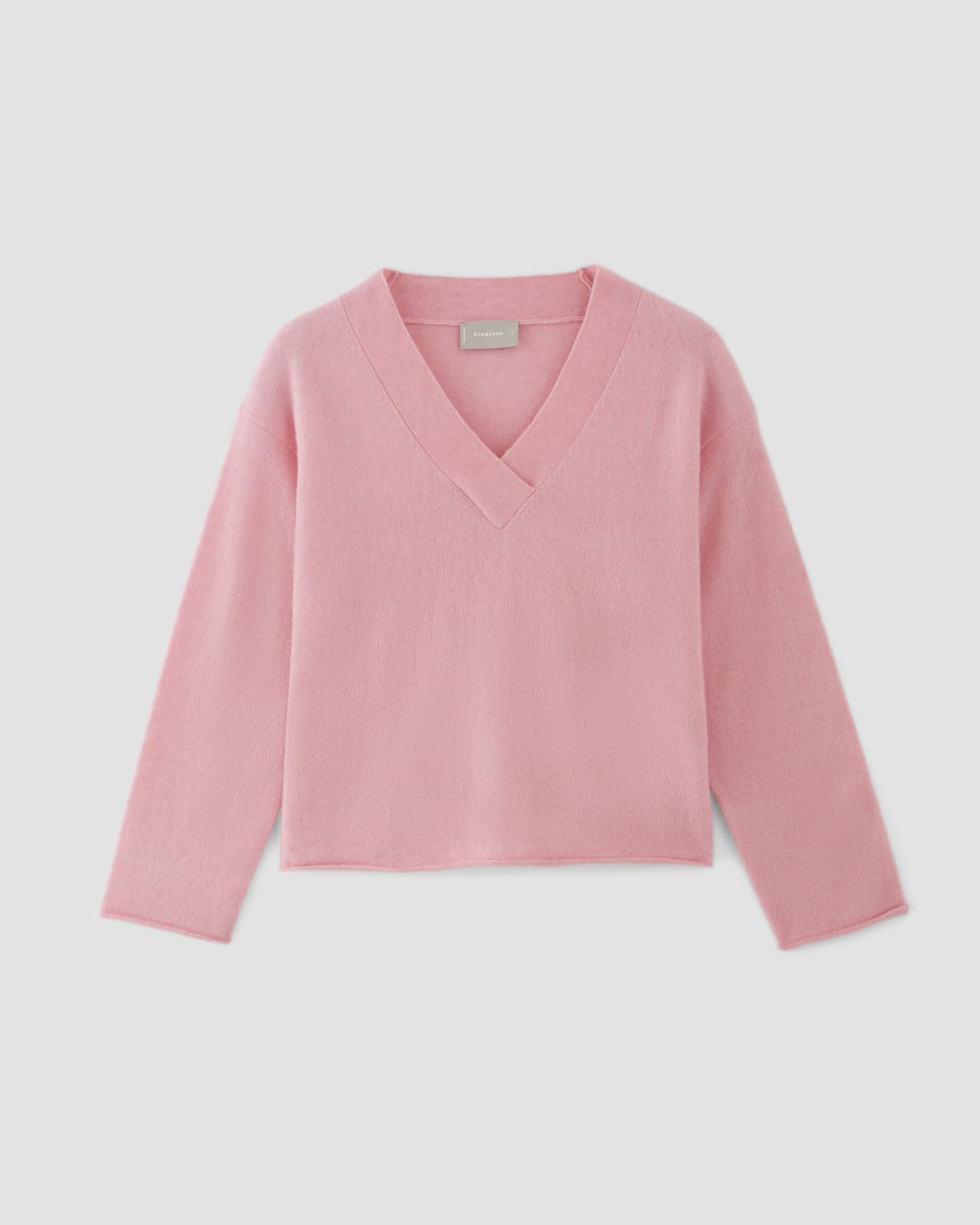 The Cozy-Stretch V-Neck Sweater | Pink Peony
