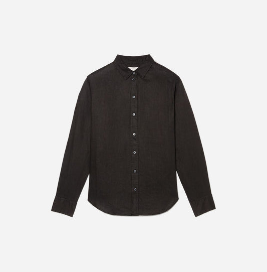 The Must-Have Shirt in Linen | Black