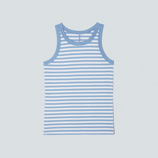 The Tank in Essential Cotton | Spring Lake / Canvas