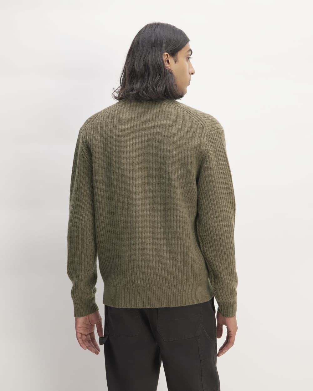 The Felted Merino Half-Zip Sweater | Kalamata