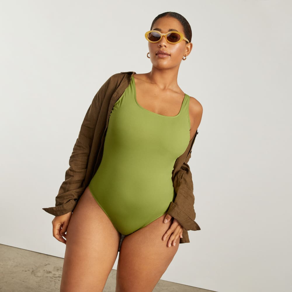 The Square-Neck One-Piece | Pepper