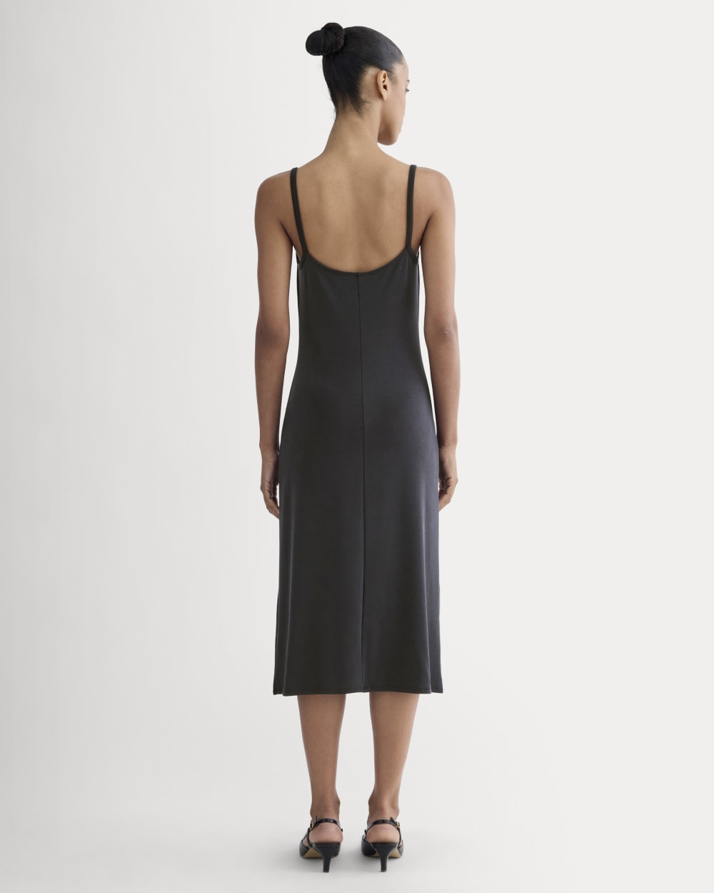 The Tank Midi Dress in Butterknit | Black
