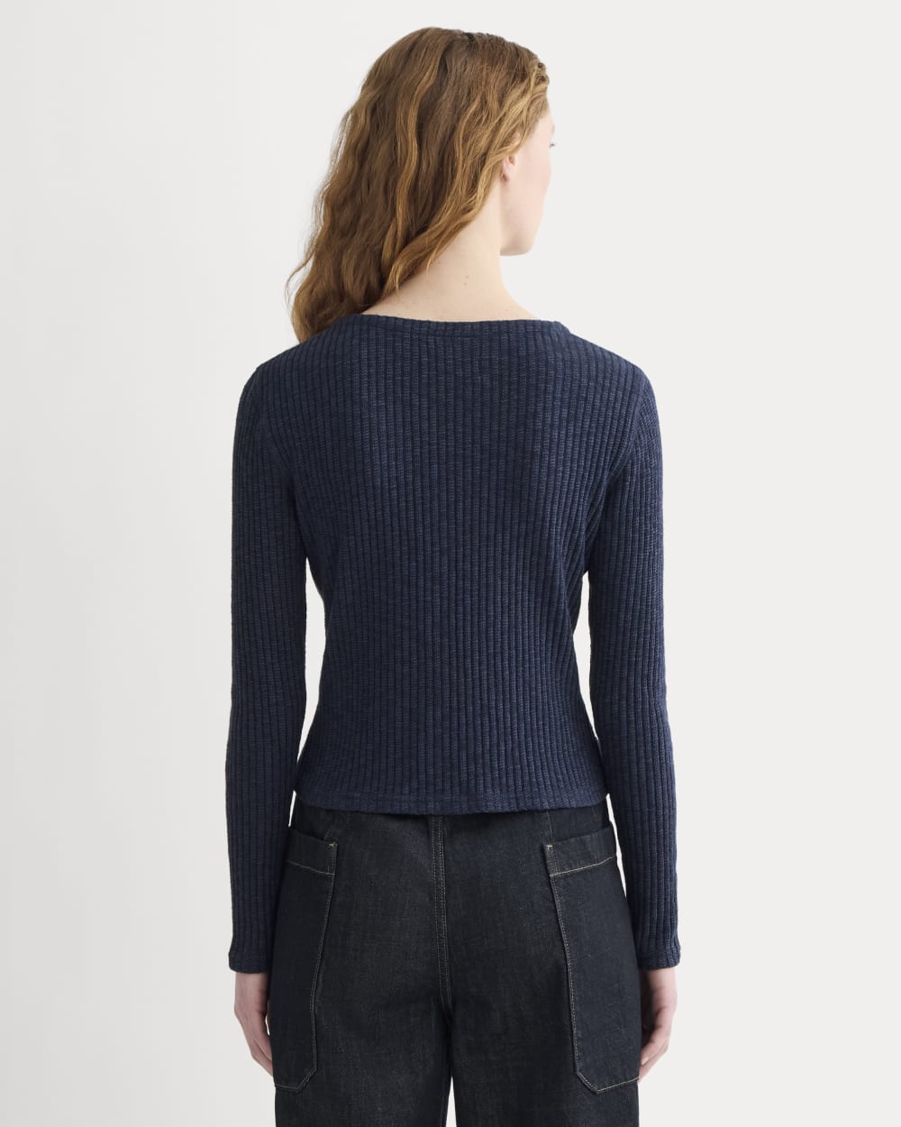 The Cozy Rib Cardigan | Navy