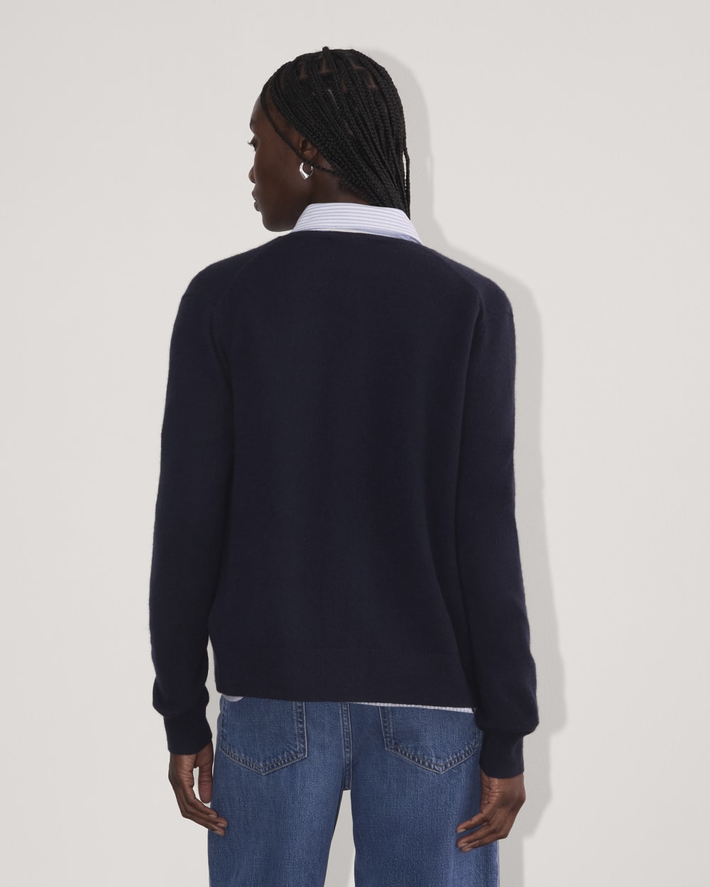 The Classic Cardigan in Cashmere | Navy