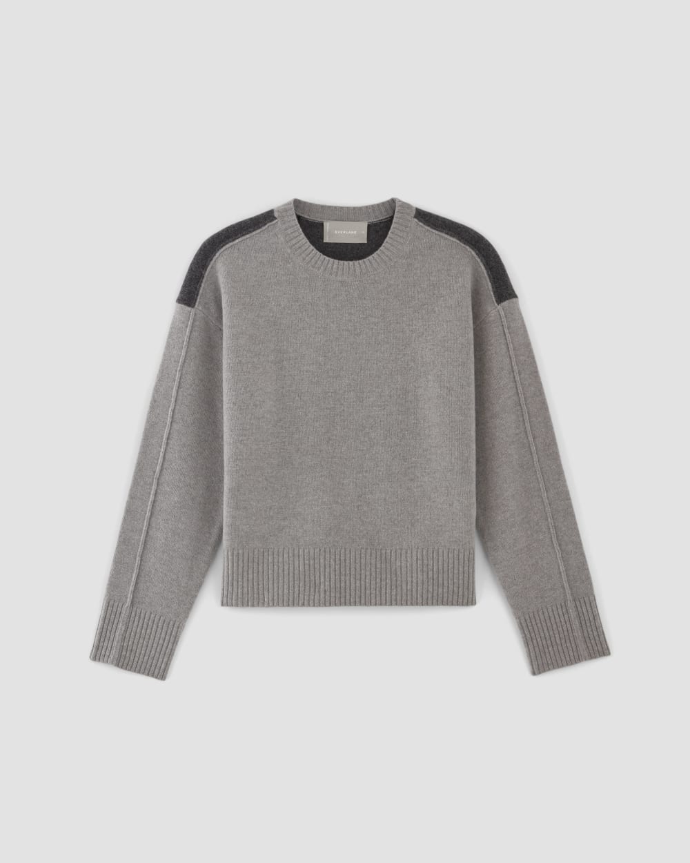 The Good Merino Wool Crewneck Sweater | Hare Grey / Graphite