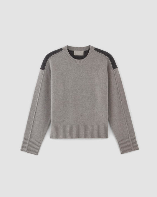 The Good Merino Wool Crewneck Sweater | Hare Grey / Graphite