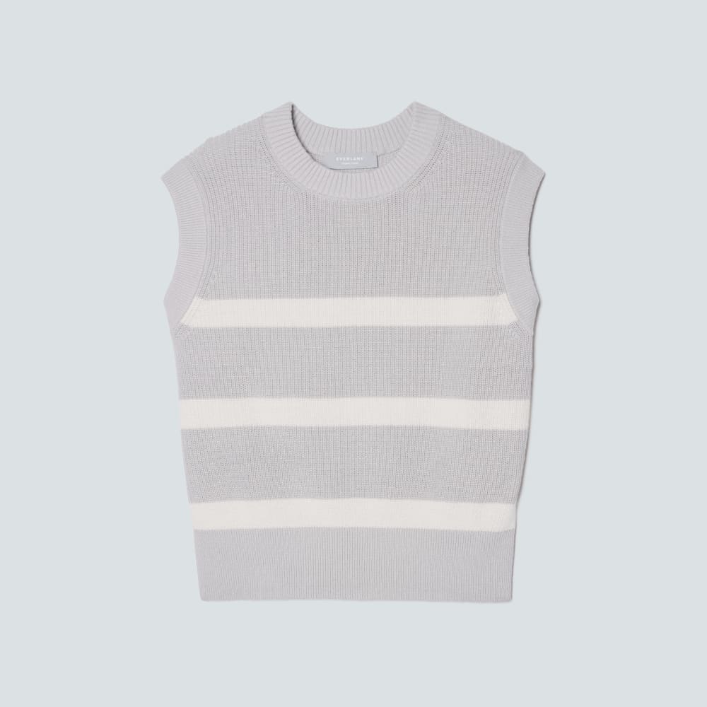 The Cotton Summer Sweater Tank | Moonlight Cloud / Canvas