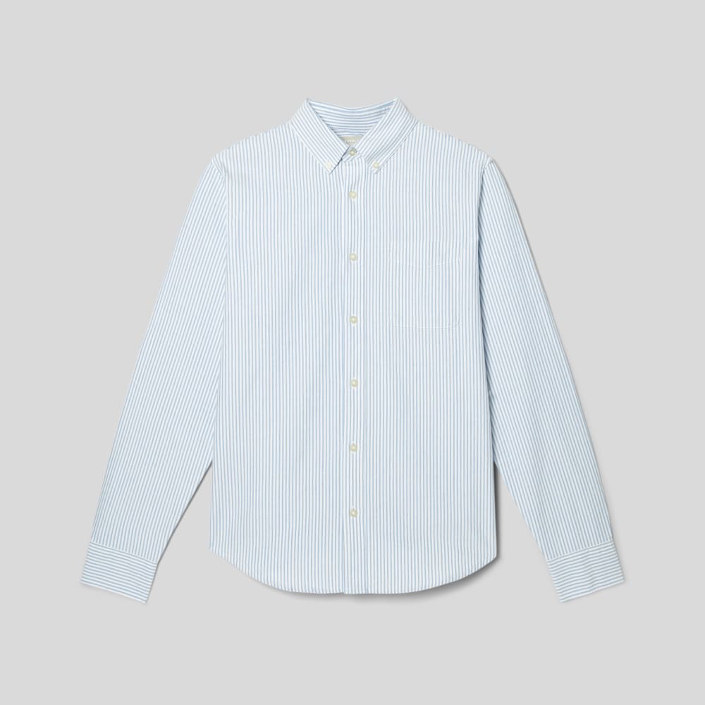 The Classic Oxford Shirt | White / Blue | Tall