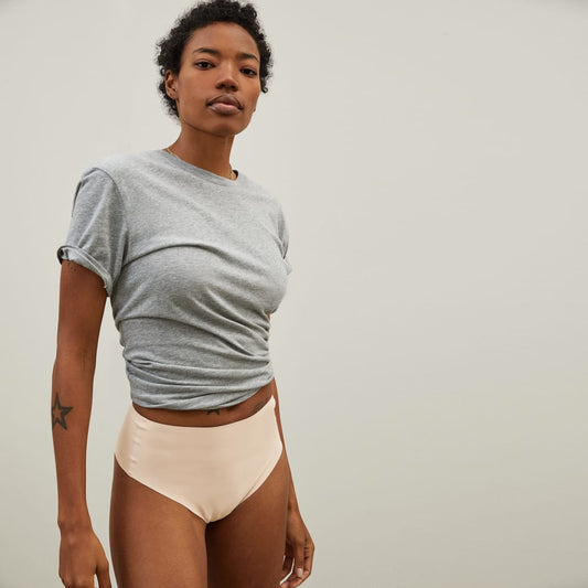 The Invisible High-Rise Thong | Light Tan