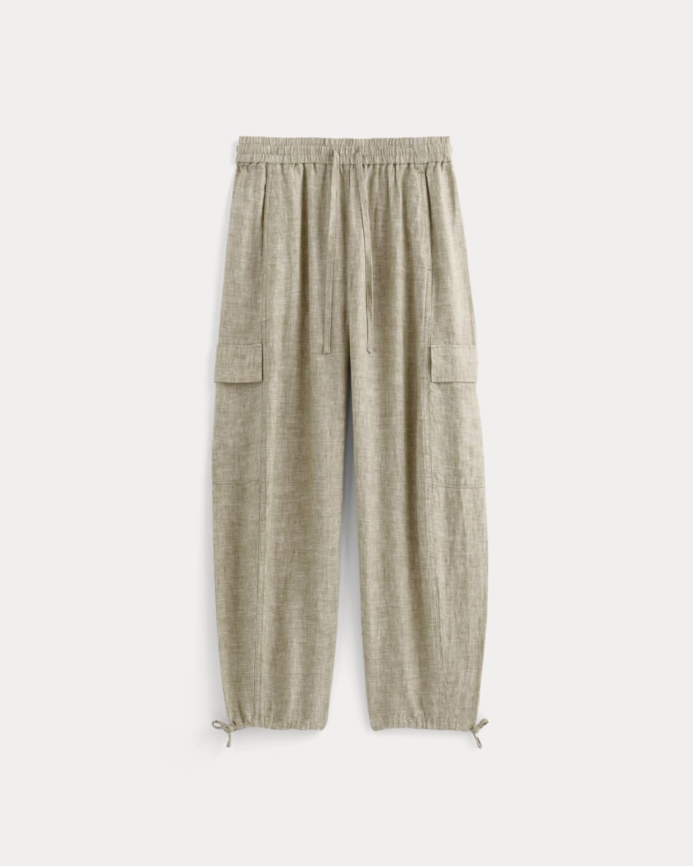 The Cargo Curve Pant in Linen | Cornstalk Chambray