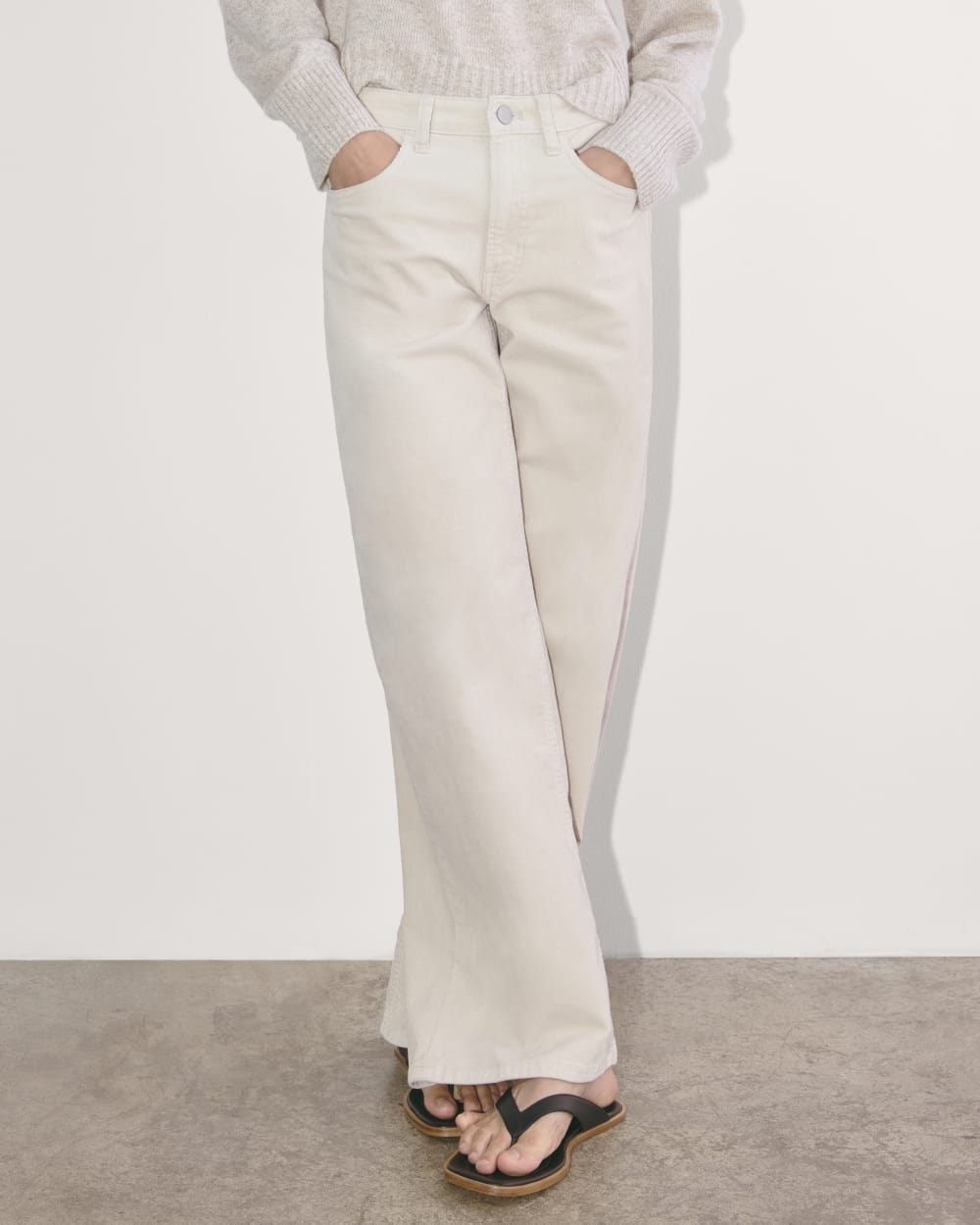 The Mid-Way Pant in Corduroy | Sandstone