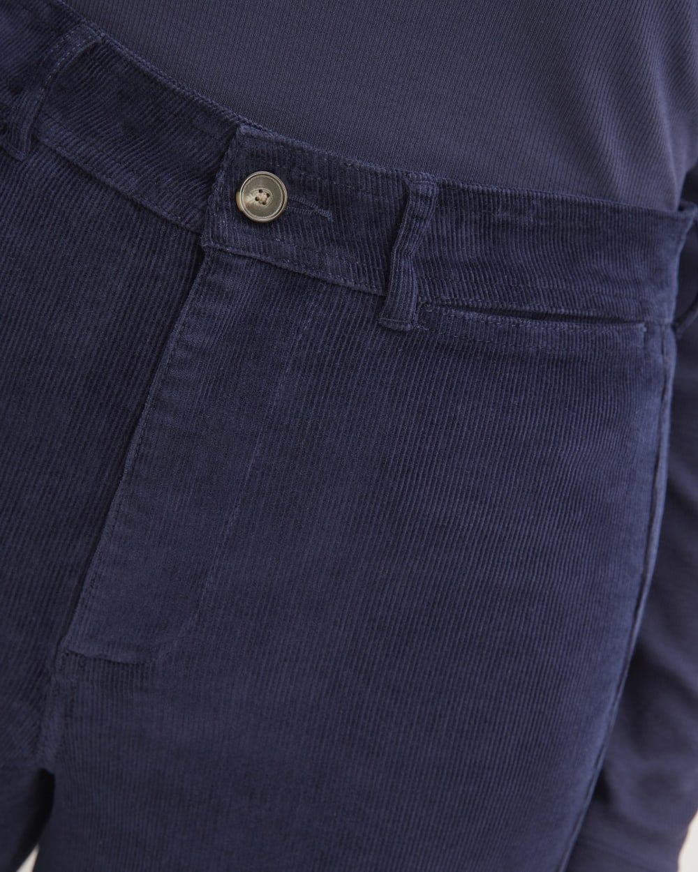 The Corduroy Wide-Leg Pant | Navy