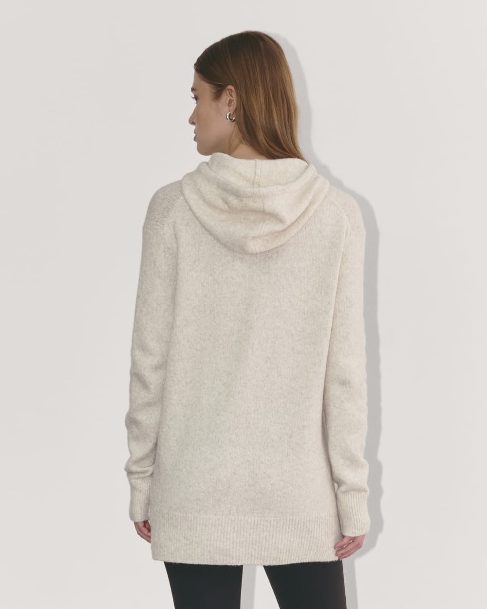 The Oversized Hoodie in Plush Cotton | Heathered Oat