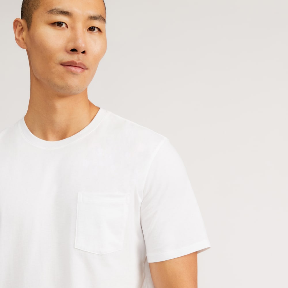 The Premium-Weight Pocket Tee | Uniform | White