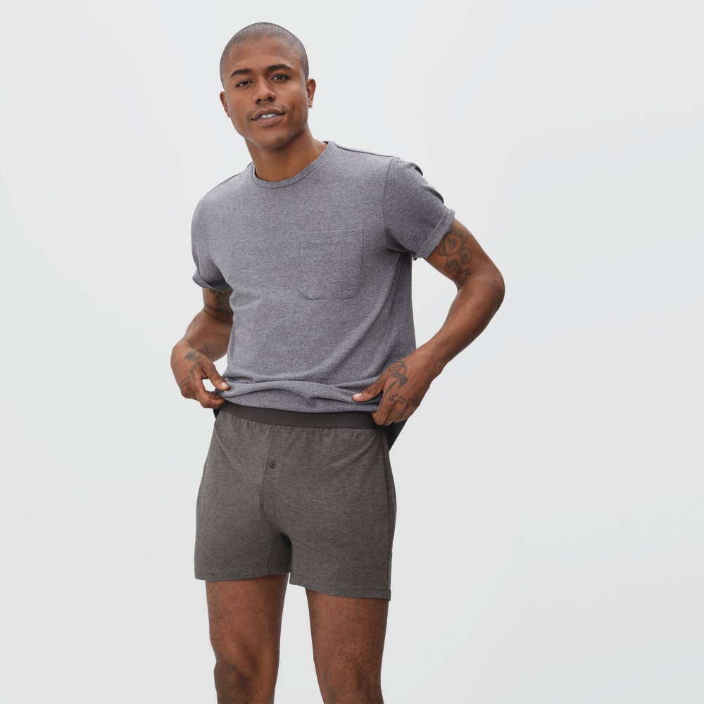 The Supima® Boxer | Uniform | Heathered Charcoal