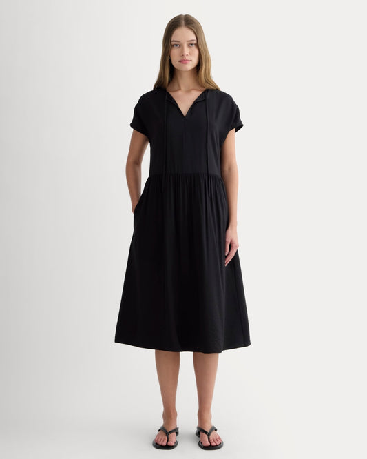 The Midi Dress in SoftLuxe | Black