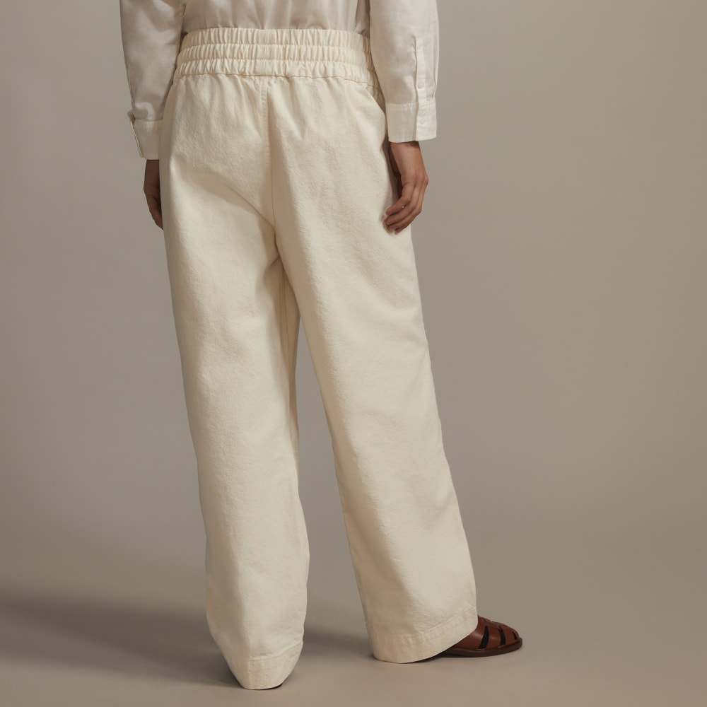 The Canvas Organic Cotton Pull-On Pant | Bone