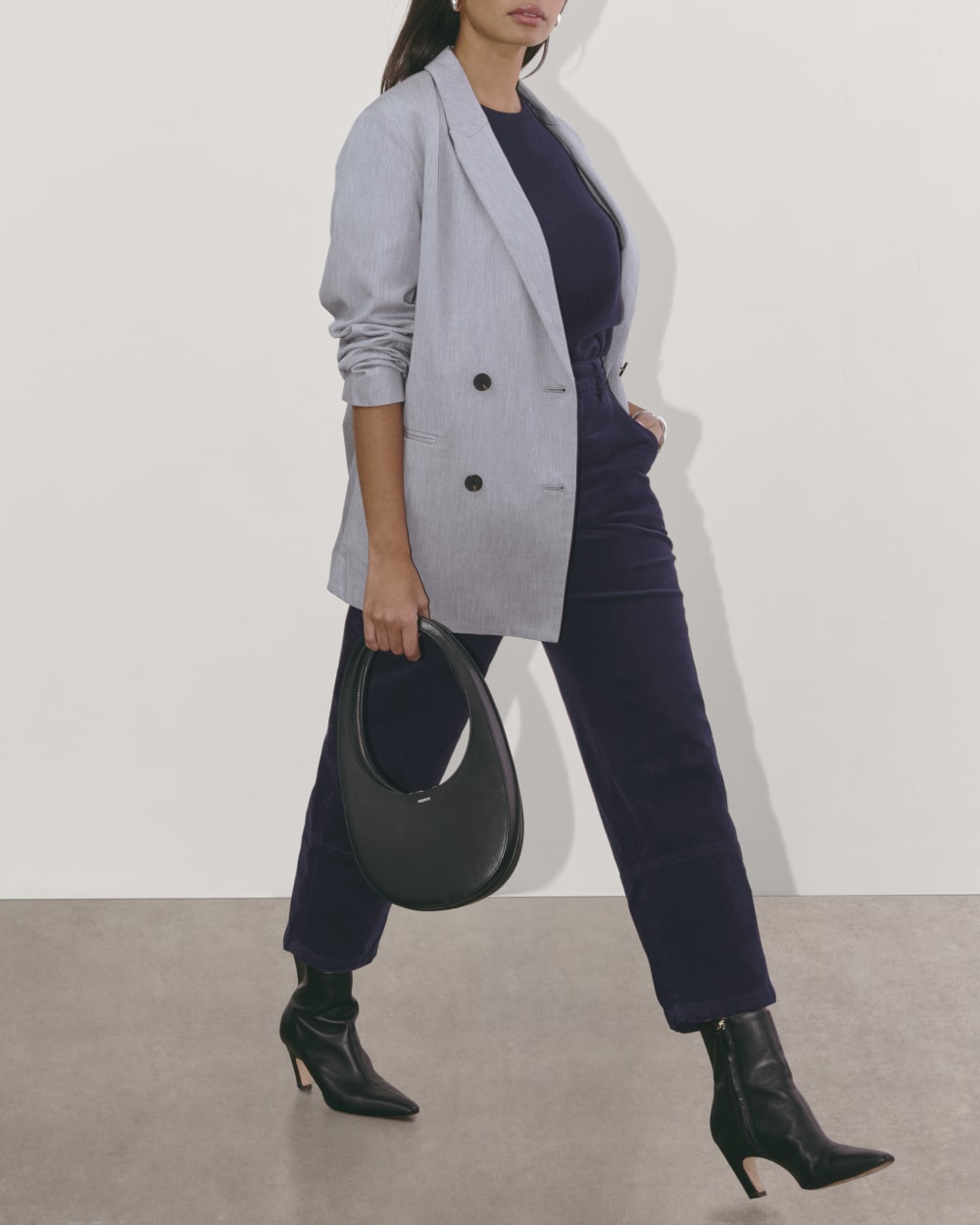 The Utility Barrel in Corduroy | Navy