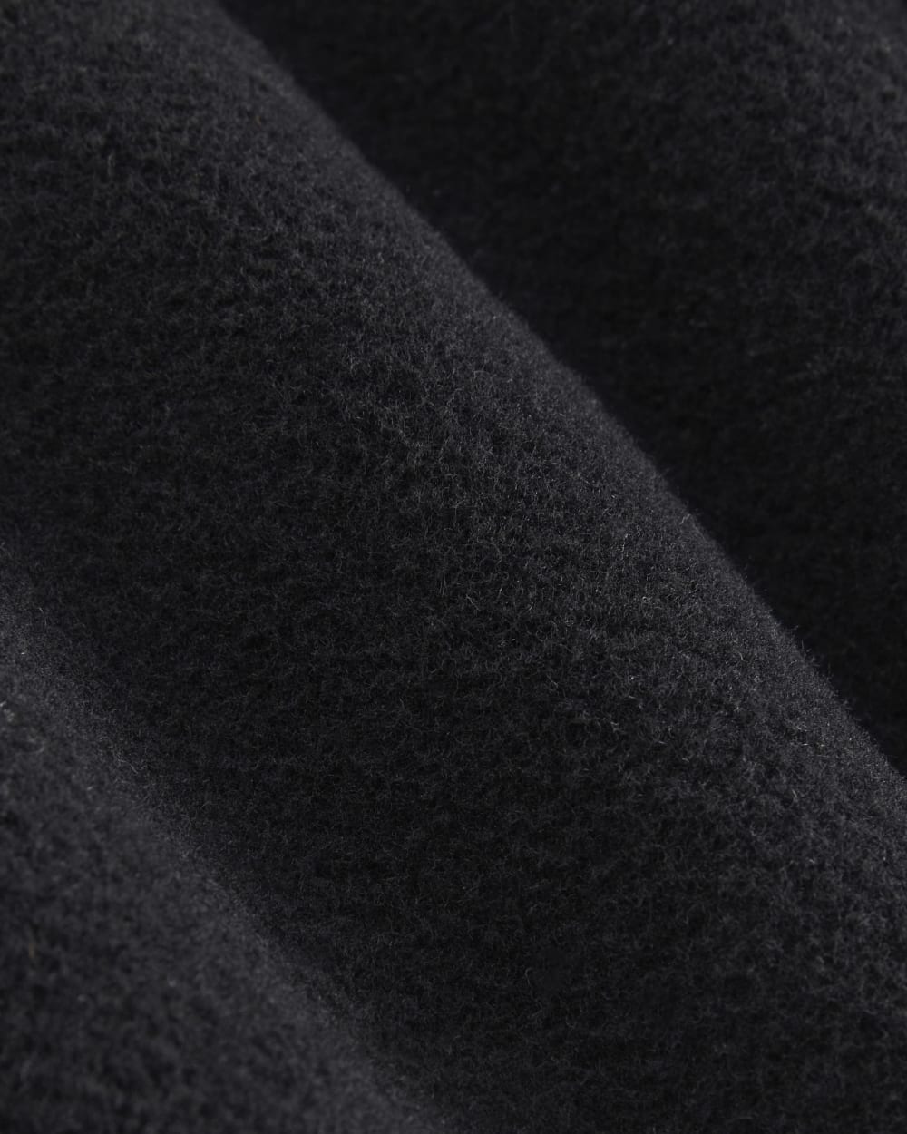 The Cocoon Coat in Wool | Black
