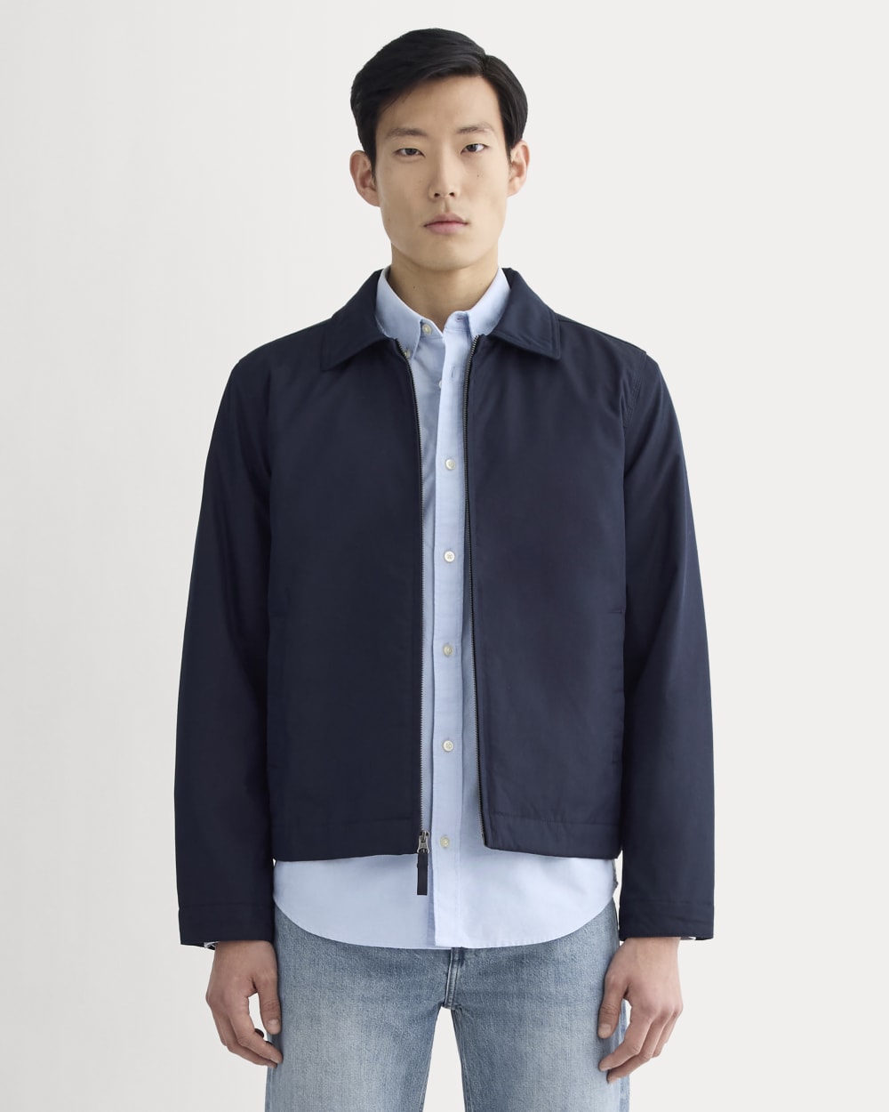 The Filled Harrington Jacket | Deep Navy
