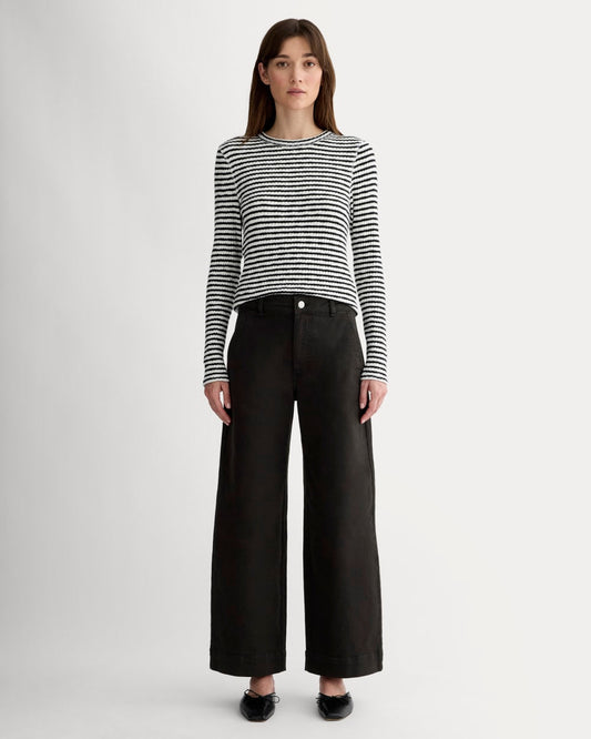 The Utility Wide-Leg Pant | Black