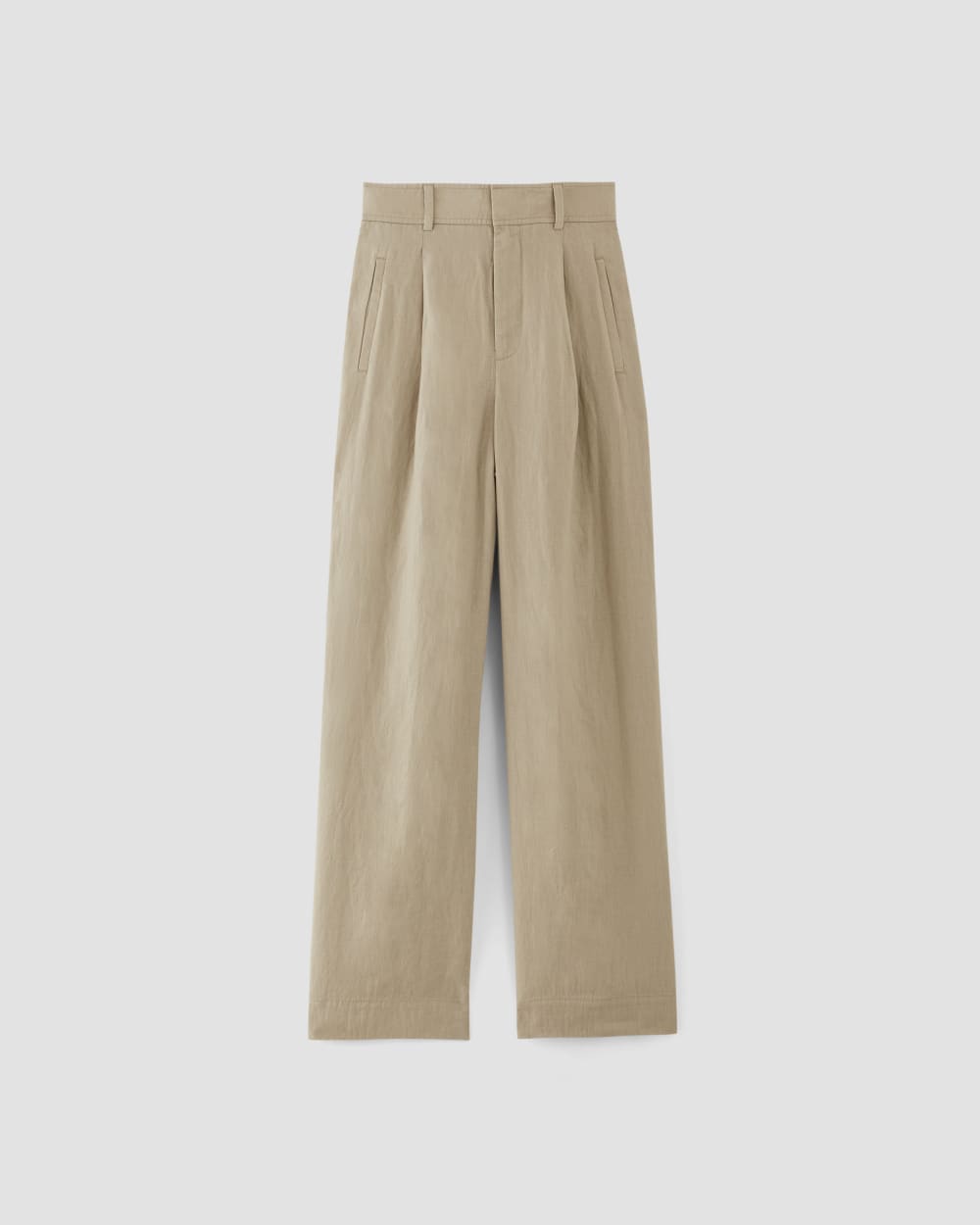 The Linen Way-High® Drape Pant  | Trench Coat Khaki