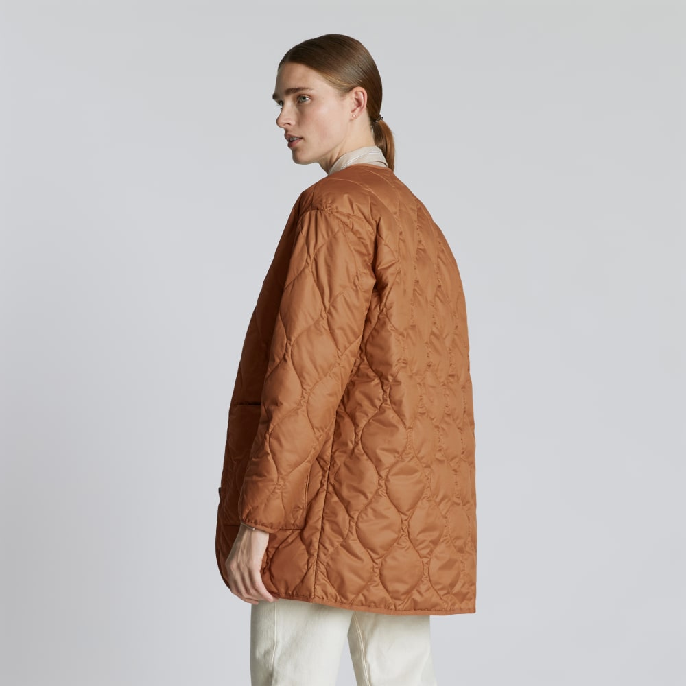 The Quilted Liner | Tawny Brown