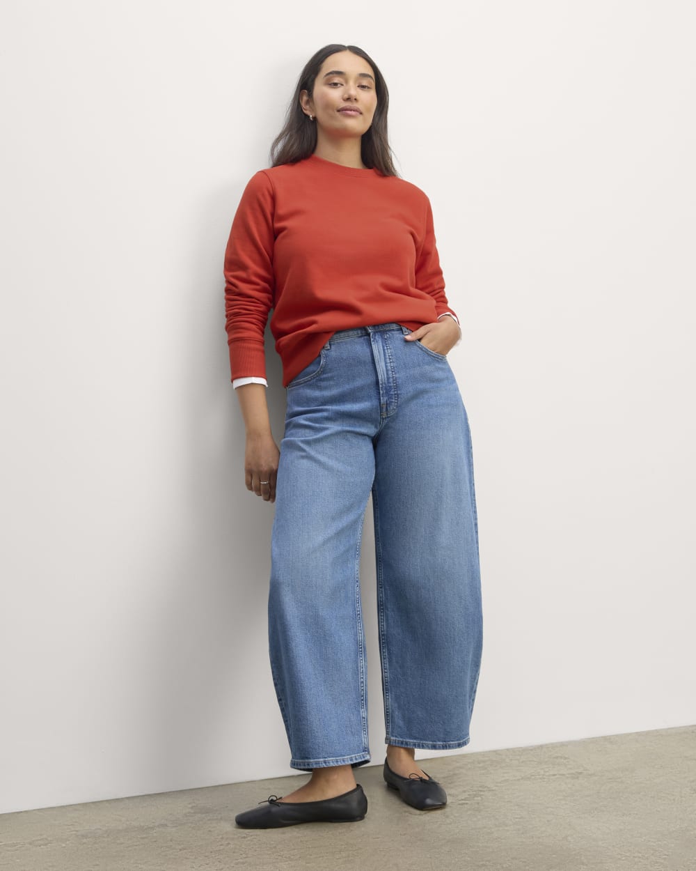 The Off-Duty Terry Crew | Poppy Red