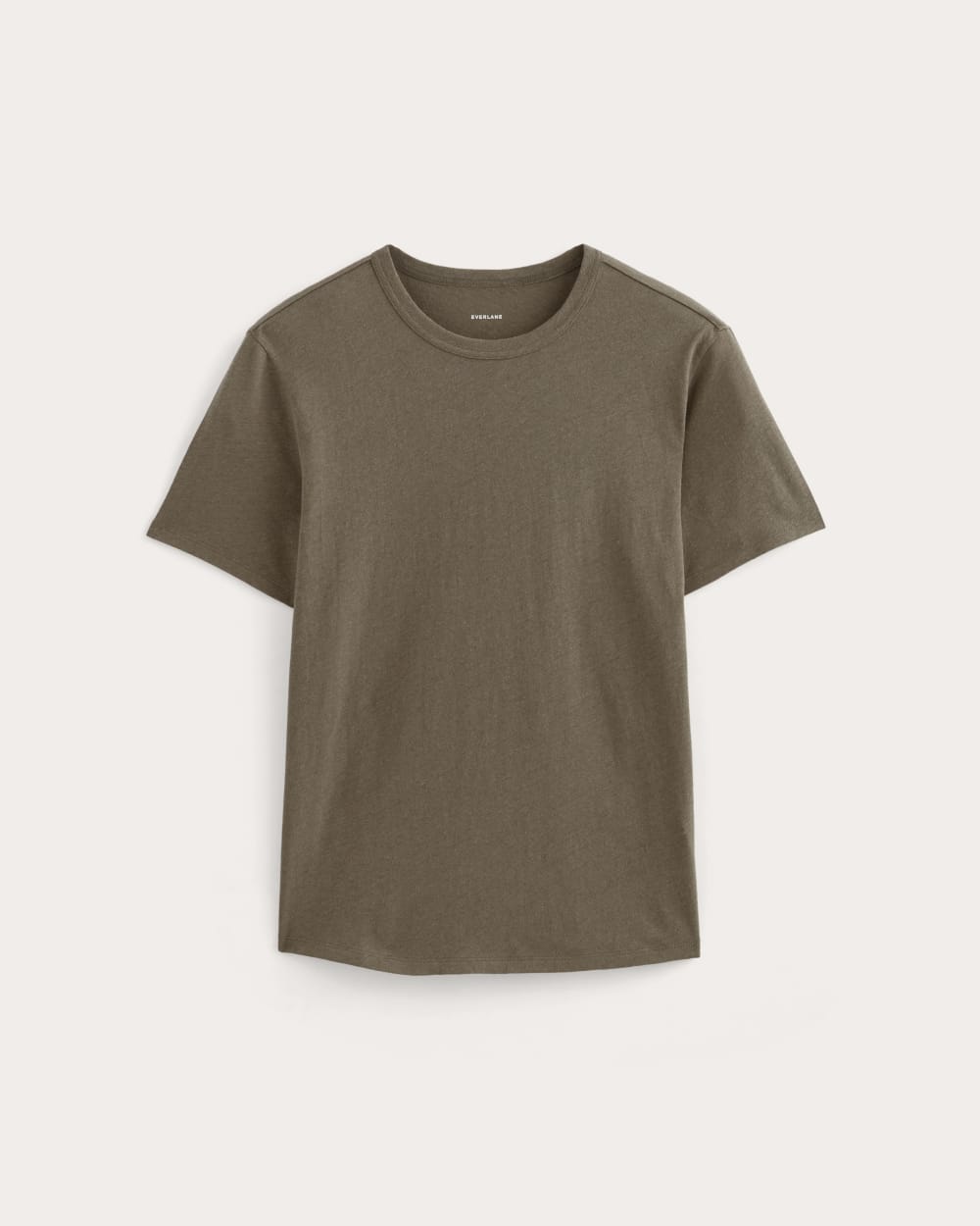 The Cotton Linen Tee | Deep Taupe