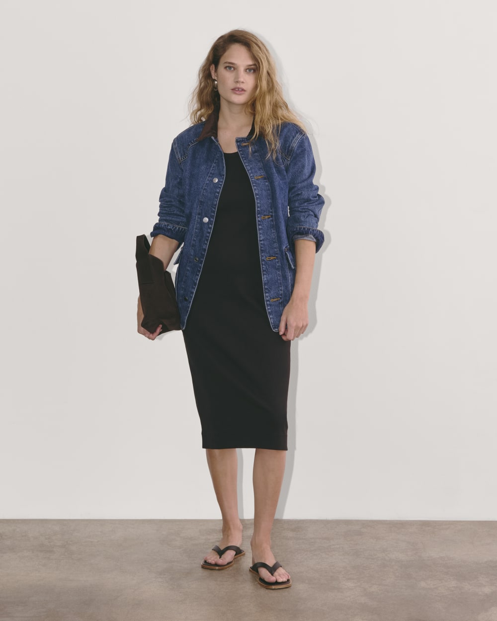 The ’90s Rib Dress | Black