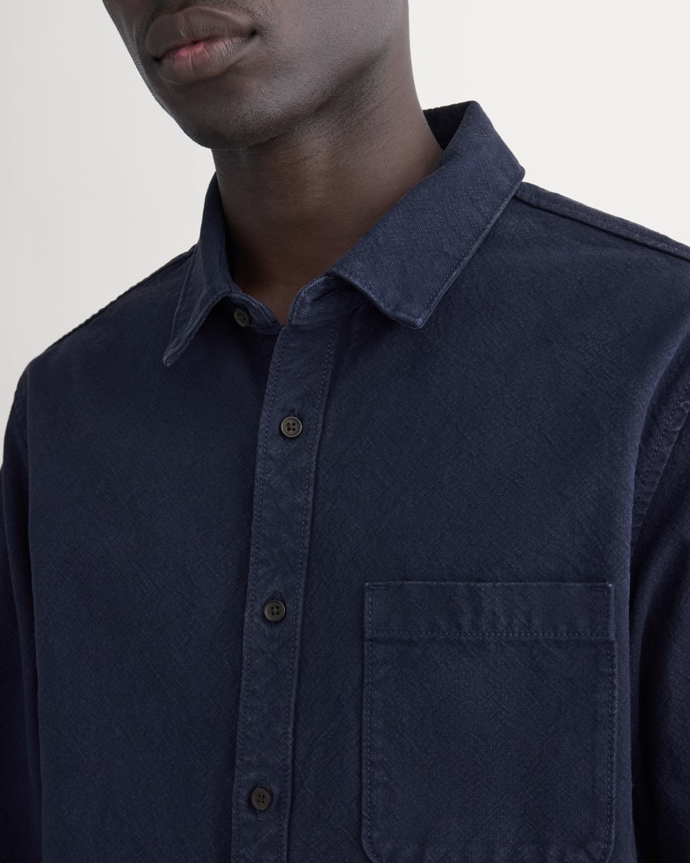 The Canvas Organic Cotton Overshirt | Navy