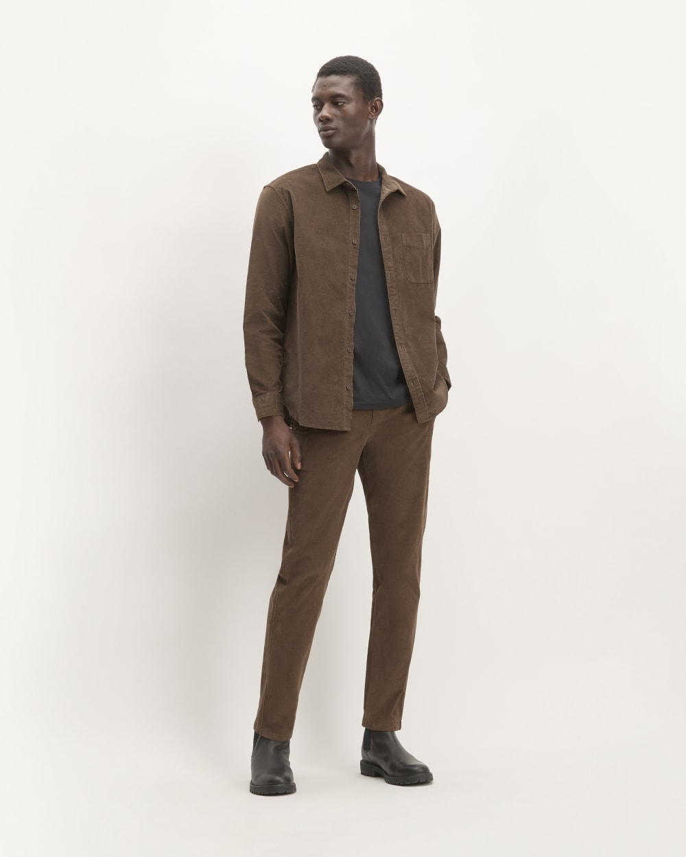 The Straight Fit Corduroy Pant | Cocoa
