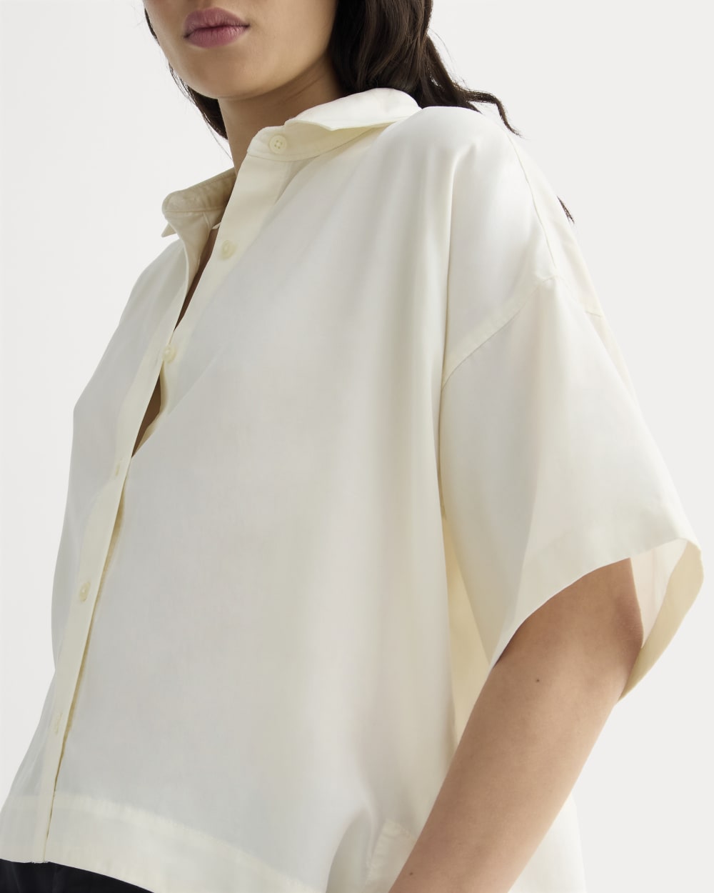 The Short-Sleeve Square Shirt in Butterlite | Bone