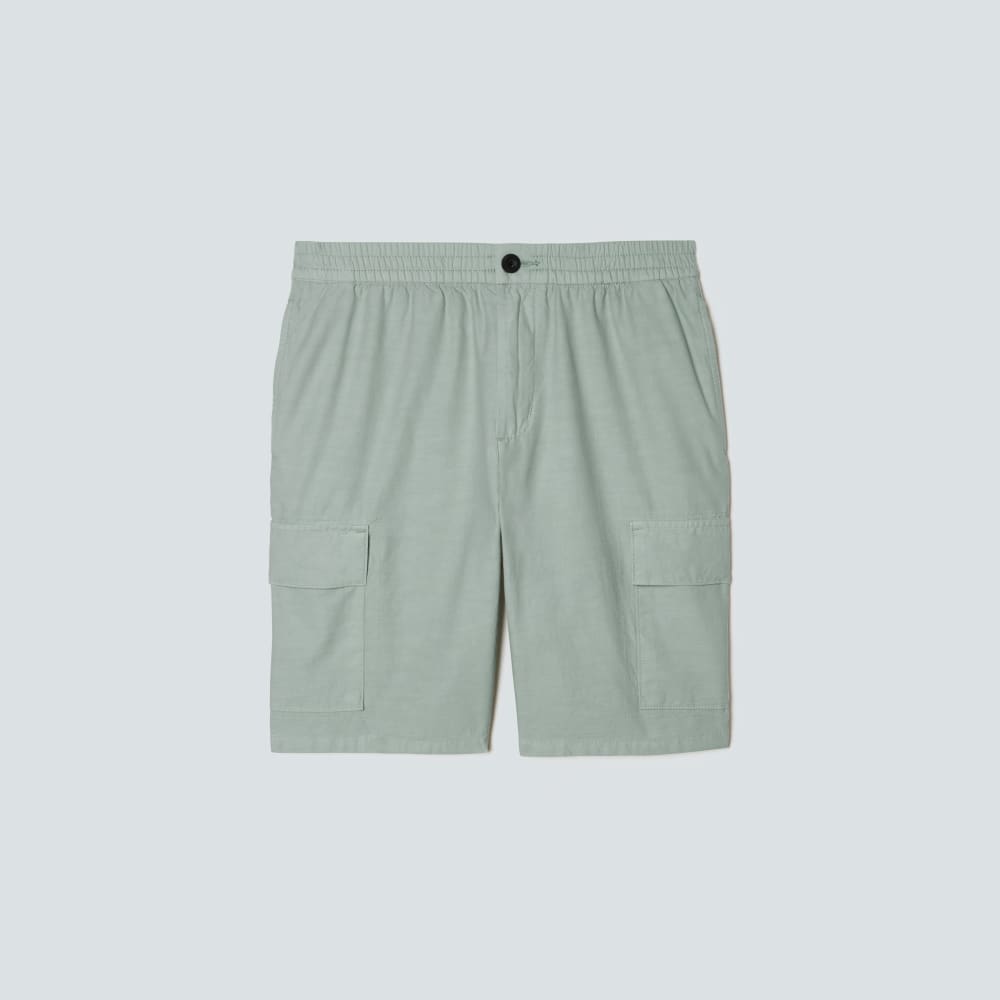 The Cotton Linen Short | White Sage