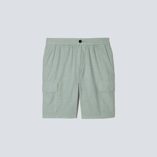 The Cotton Linen Short | White Sage