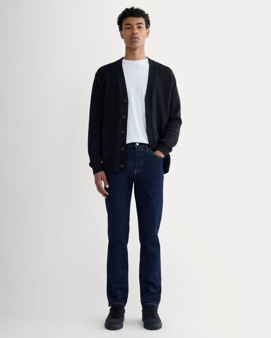 The Relaxed 4-Way Stretch Organic Jean | Uniform | Dark Indigo