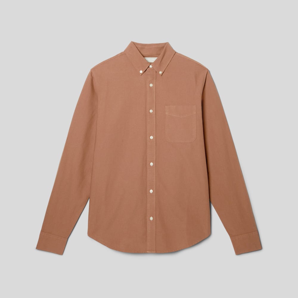 The Classic Oxford Shirt | Carob Brown | Tall