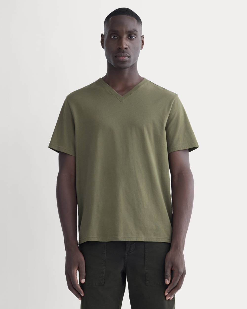 The Essential Organic V-Neck Tee | Kalamata