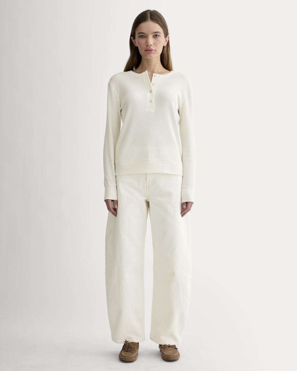The Waffle Henley | Bone