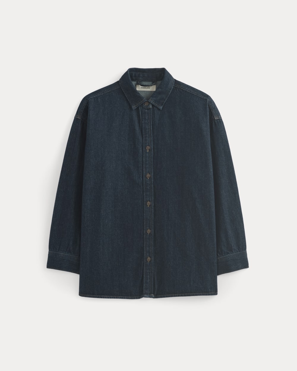 The Oversized Denim Shirt | Tungsten Rinse