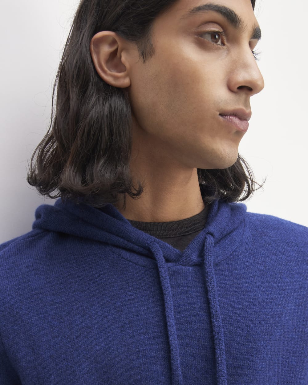 The Felted Merino Hoodie | Bellwether Blue Heather