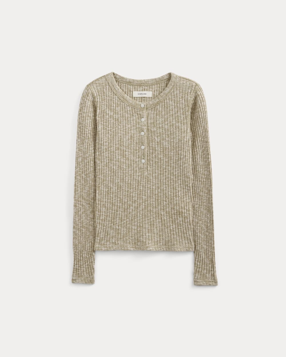 The Cozy Rib Henley | Cornstalk / Bone Twist