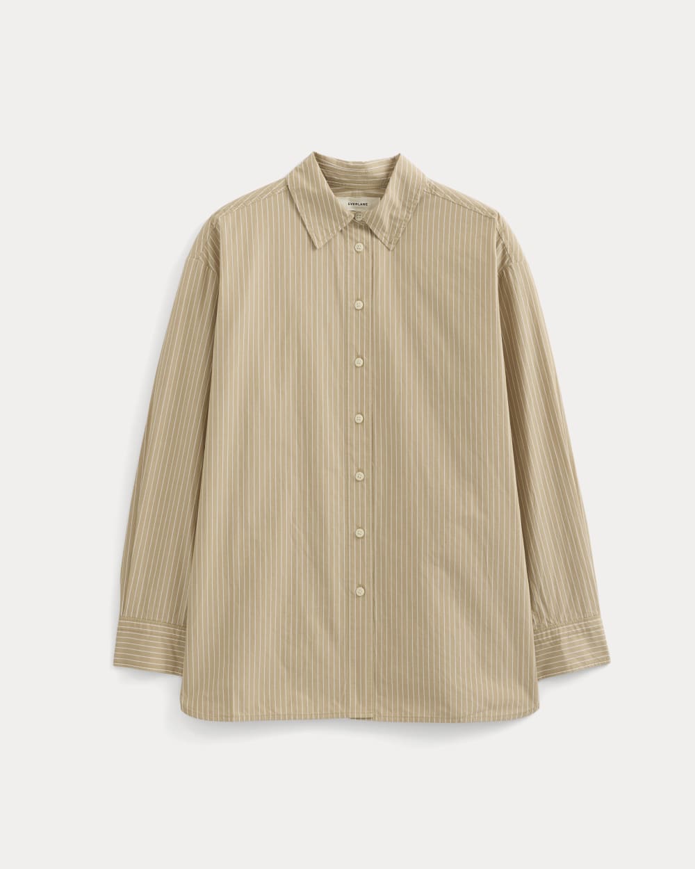 The Boyfriend Shirt in Ultrasoft Cotton | Tiger's Eye / Optic White
