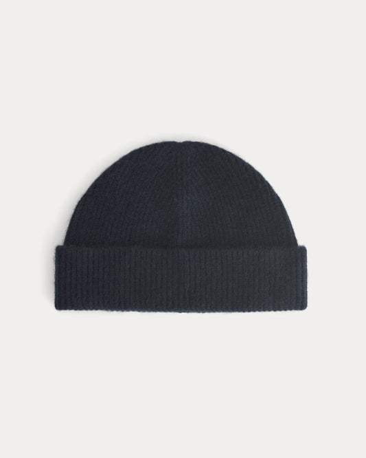 Cashmere Docker Beanie |  Navy